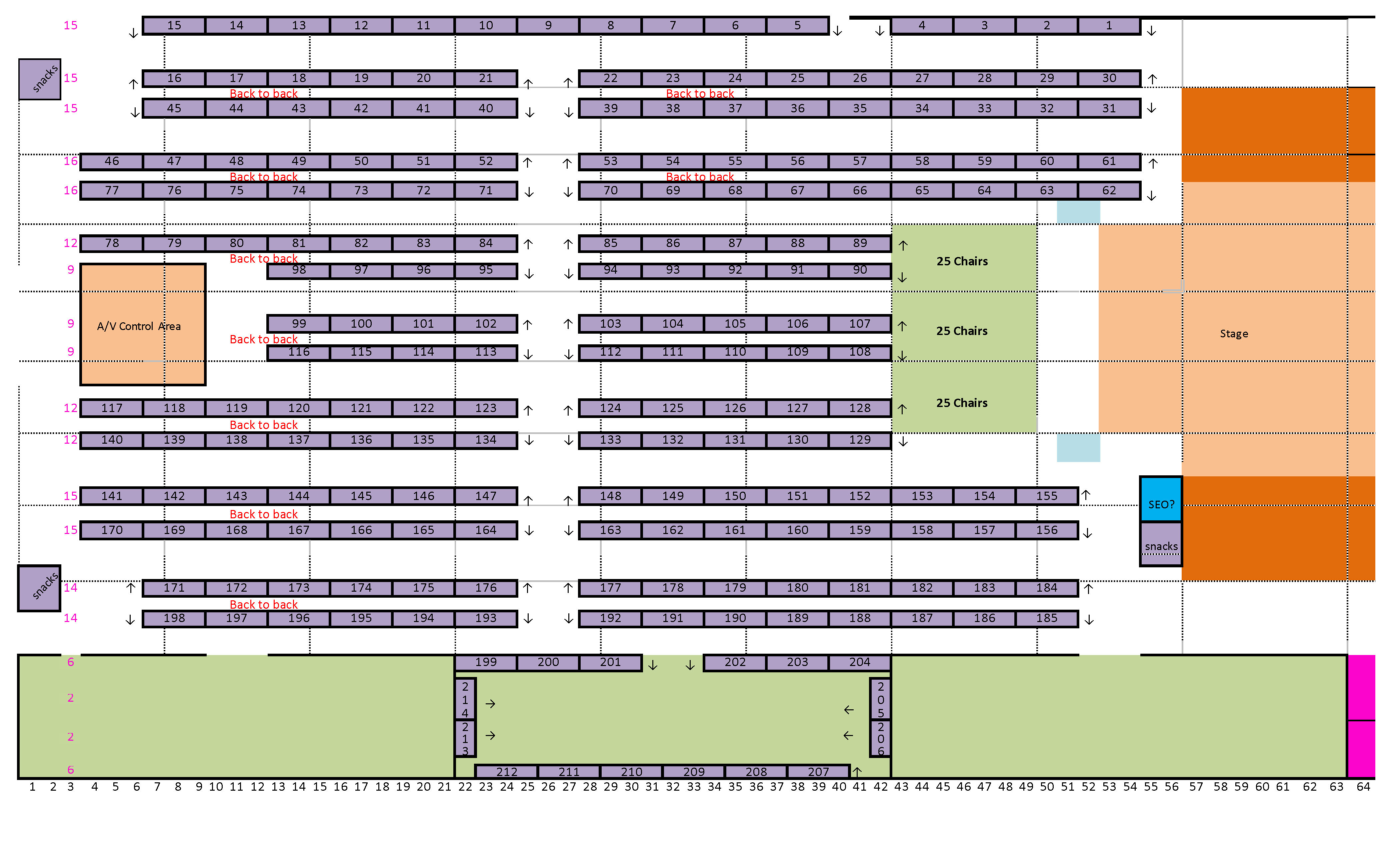 SPS 2023 Floor Map College of Science & Engineering